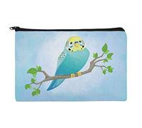 GRAPHICS & MORE Pretty Parakeet Budgie Makeup Cosmetic Bag Organizer Pouch, One size
