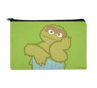 GRAPHICS & MORE Sesame Street Oscar the Grouch Distressed Accessories Pencil Pen Bag Organizer Pouch