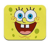 GRAPHICS & MORE SpongeBob Goofy Smile Face Mouse Pad, Yellow, Fabric, Rubber and Fabric