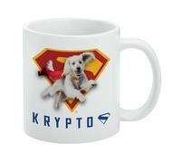 GRAPHICS & MORE Superman 2025 Krypto Shield Ceramic Coffee Mug, Novelty Gift Mugs for Coffee, Tea and Hot Drinks, 11oz, White