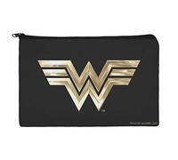 GRAPHICS & MORE Wonder Woman 1984 Golden Logo Makeup Cosmetic Bag Organizer Pouch, One size
