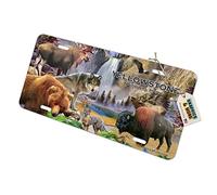 GRAPHICS & MORE Yellowstone National Park Wyoming Montana Idaho Animals Wolf Bear Fox Bison Novelty Metal Vanity Tag License Plate