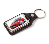 Graphics 'n' Tees Car Cartoon Caricature MK7 Fiesta ST Keyring Inspired By The 2012-2017 Model