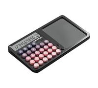 Graphing Calculator - 15x26.3cm Calculator With Writing Pad | Large Display Calculation Tool With Handwriting Drafting Board For Students Kids Home Adults Business, Black, White