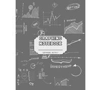 Graphing Notebook: Grid Graph Paper Notebook for Math & Science Kids, Students, Lined Graph Paper - Quad Ruled 5×5 Inch Squares, 120 Pages, 8.5"x11" - Pretty Sketch Cover Book Design