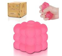Graphinza Squeeze Toys Thickened and upgraded version, 1.97in Durable Fidget Toy with Sturdy Design, Sensory Play for Stress Release, Autism-Friendly, Suitable for Ages 3+ and Adults(Pink)