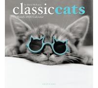 Graphique 2026 Classic Cats Wall Calendar | 12” x 12” | Thick Paper | Home & Office Organizer | Large Monthly Grid | 3 Languages & Marked Holidays | 4 Month Preview Page for 2027