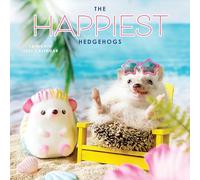 Graphique 2026 Happiest Hedgehogs Wall Calendar | 12” x 12” | Thick Paper | Home & Office Organizer | Large Monthly Grid | 3 Languages & Marked Holidays | 4 Month Preview Page for 2027