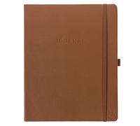 Graphique Apollo Vegan Leather Journal | Hardcover Notebook | 192 Lined Pages | Inner Pocket, Pen Loop, Elastic Closure | Work, Diary, Notes | 8” x 10”