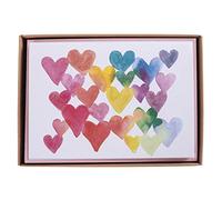 Graphique Boxed Cards, Love in Color - Includes 16 Cards with Matching Envelopes and Storage Box, Cute Stationery Made on Durable Cardstock, Cards Measure 4” x 5.625”