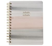 Graphique Vegan Leather Spiral Journal | Calm Watercolor Design | Premium Paper | Notebook | Diary | Lists | Record Month and Date | Great Gift | 192 Ruled Pages | 6” x 8”