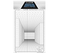 Graph'it - Flexible Perspective Grid - Drawing Tool for Students and Professionals - Front Perspective Street Template - Multi-Purpose - A4 Size