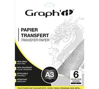 GRAPH'IT Pack of 6 A3 Transfer Paper - Black