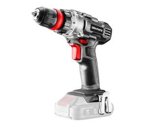 Graphite 18 V Cordless Drill, Energy+ Li-Ion, Speed I: 0-350 min-¹ II: 0-1250 min-¹, Self-Tensioning, Drill Chuck 0.8-10 mm, ¼ Inch Hexagon Socket, Torque (Soft/Hard): 28/44 Nm, Spindle Brake