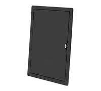 Graphite Access Panel, 200mm x 300mm, ABS Plastic Inspection Door for Wall or Ceiling, Easy Grip Handle, Modern Finish