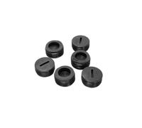 Graphite Carbon Brush 60Pcs Universal Carbon Brush Cover Plastic, External Thread Dia 9.8-19.8mm Caps for Electric Power Tool Parts