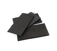 Graphite Carbon Cloth, 2 Pcs High Temp Resistant Soft Graphite Carbon Felt Contamination Adsorption 3-8x200x300mm(5x200x300mm)