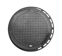 Graphite Cast Iron Manhole Cover with e, Cular Septic Tank Lid, 5 Ton Load Capaci, Suitable for Urban Roads and Yards (70x70x3cm/28x28x1.2in)