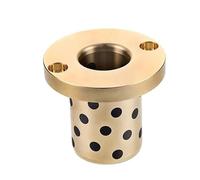Graphite Copper Sleeve Bearing MPTZ 2 Pcs 6/8/10mm ID Oil Free Flanged(2PCS-8X12X30-27X4)