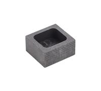 Graphite Crucible, Graphite Ingot, Crucible Casting Mould, Multi Size, for Metal Copper Refining(0.87x0.94x0.47in)