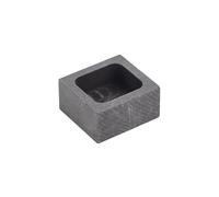 Graphite Crucible, Graphite Ingot for Gold Silver Copper Brass Aluminum Casting Refining Multiple Sizes(0.87x0.94x0.47in)
