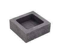 Graphite Crucible, Graphite Ingot for Gold Silver Copper Brass Aluminum Casting Refining Multiple Sizes(2.64x2.76x1.02in)