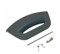 Graphite Door Handle Kit Compatible With Hotpoint Washing Machine Washer Dryer Grey