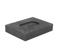 Graphite Ingot Mould. High Purity Graphite Ingot for Metal Melting & Casting - 3.1x2.4x0.6 Inch Mold for Precious Metals & Alloys