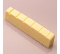 Graphite Left handed guitar top nut six string 43mm x 6mm Ivory colour