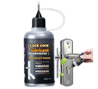 Graphite Lock Core Lubrication Powder - Core Lubricant for Smooth Operation - Ideal for Lock Tongue, Door & Window Tracks - Eliminates Noise, Ensures Quiet Locking
