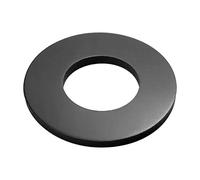 Graphite Nylon Flat Washers, M11 M11.1 M11.2 M11.5 Metric Plastic Gasket Assortment, Thin Black Nylon Spacers and Sealing Pads for Mechanical Fasteners and Industrial Repairs (M11.1x14.1x1mm (40Pcs))