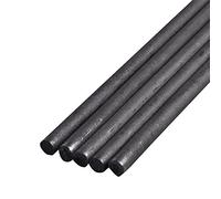 Graphite Rods - 200mm Length, 3-18mm Diameter, 99.99% Carbon Electrode for Welding - 5 Pack(16mm)