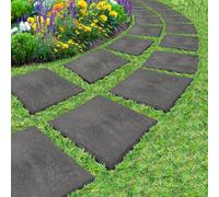 Greenfingers Recycled Rubber Stomp Stepping Stone - Slate