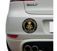Graphitype 34th Regiment light Artillery Army Badge Decal Sticker Car, Van, Laptop, Doors or Walls ideal for Camper Vans, Caravans Cars and Vans National Pride
