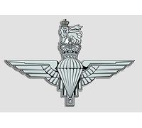 Graphitype British Army Parachute Regiment Decal Sticker - Car, Laptop, Doors, Walls - Ideal for Camper Vans, Caravans, Cars and Vans - National Pride