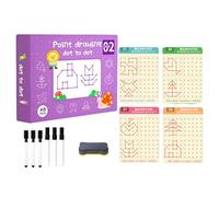 Graphomotor Guide - Nursery Handwriting Manual for Sketching | Wipe-Clean Pages with Erasable Marker & Cognitive Mazes for Kindergartens, Playrooms, Childcare and Early Childhood Classrooms
