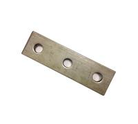 Graphskill M12 Three Hole fixing Plate for Channels T304 Stainless Steel (As Unistrut/Oglaend) Pack Size : 1