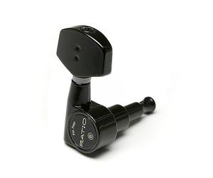 Graphtech Ratio Acoustic 3+3 Right Handed 2 Pin - Black