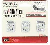 GraphTech Ratio Plate For Fender Style 2 Pin Hole Chrome