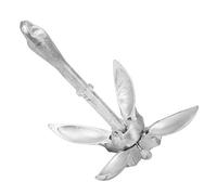 Grapnel Boat Stainless Steel Folding Marine Heavy Duty Compact Space Saving Design for Inflatable Boats Jet Skis Lakes Rivers Oceans 1.5kg 15 x 300 x 140mm