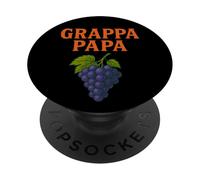 Grappa Papa Vintage Italian Liquor Grape Distiller PopSockets Adhesive PopGrip