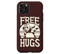 Grappler Funny Wrestling Holds Free Hugs Quote MMA Wrestler Case for iPhone 11 Pro