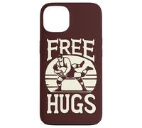 Grappler Funny Wrestling Holds Free Hugs Quote MMA Wrestler Case for iPhone 13