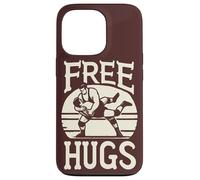 Grappler Funny Wrestling Holds Free Hugs Quote MMA Wrestler Case for iPhone 13 Pro