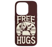 Grappler Funny Wrestling Holds Free Hugs Quote MMA Wrestler Case for iPhone 14 Pro