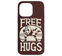 Grappler Funny Wrestling Holds Free Hugs Quote MMA Wrestler Case for iPhone 14 Pro Max