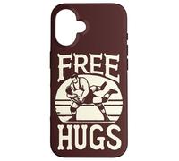 Grappler Funny Wrestling Holds Free Hugs Quote MMA Wrestler Case for iPhone 16