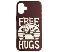 Grappler Funny Wrestling Holds Free Hugs Quote MMA Wrestler Case for iPhone 16 Plus