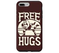 Grappler Funny Wrestling Holds Free Hugs Quote MMA Wrestler Case for iPhone 7 Plus/8 Plus