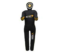 Grappling dummy for wrestling, judo, boxing, bjj throwing, standing position Canvas (UNFILLED) (70" (Inches), Black Yellow)